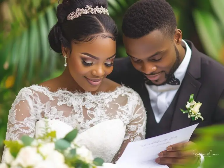 Marriage license issued in DC, Maryland, or Virginia – happy couple holding their certificate after the ceremony.